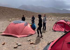 Trekking in the High Atlas mountains